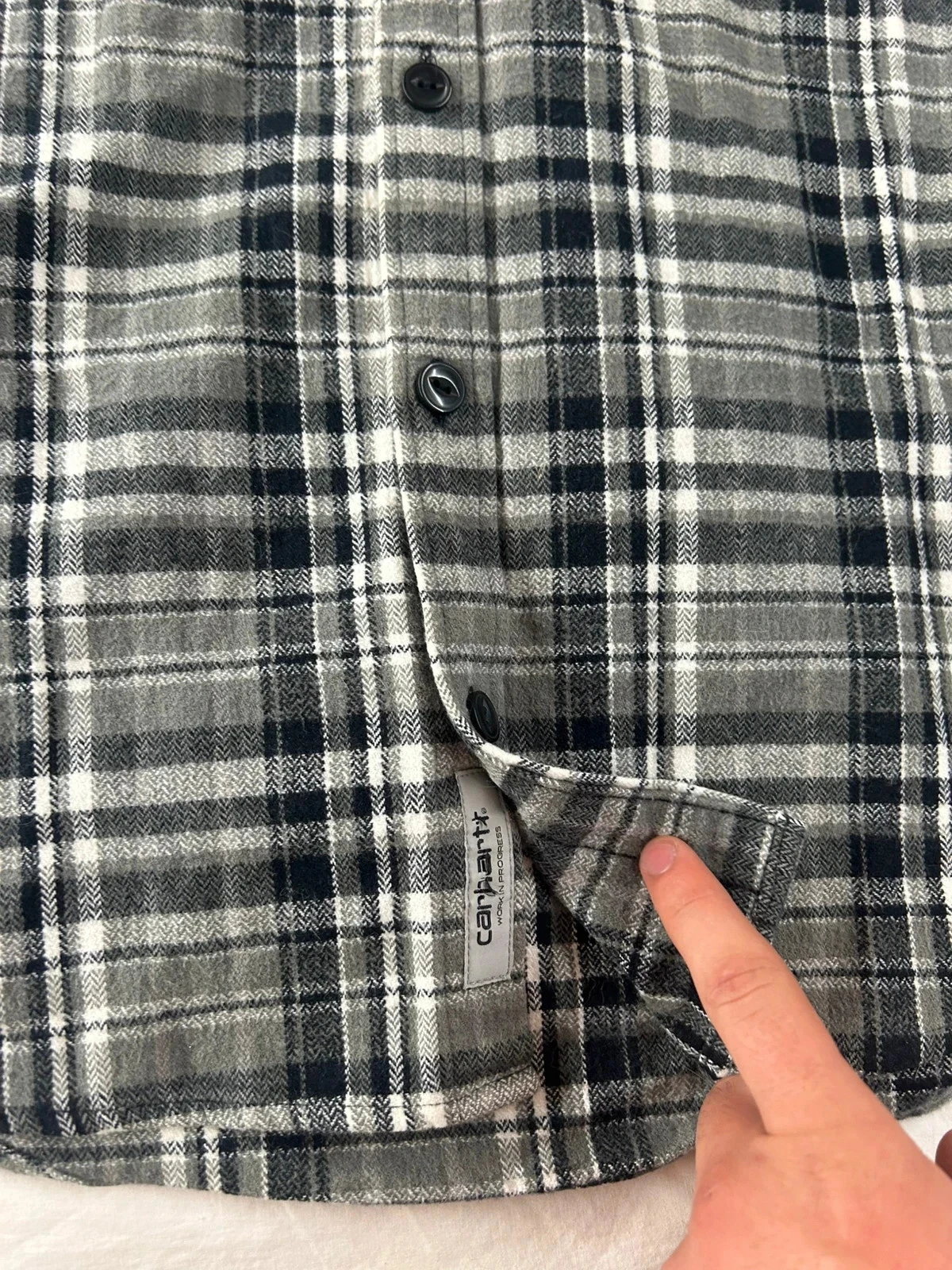 Vintage Carhartt plaid shirt – photo 8